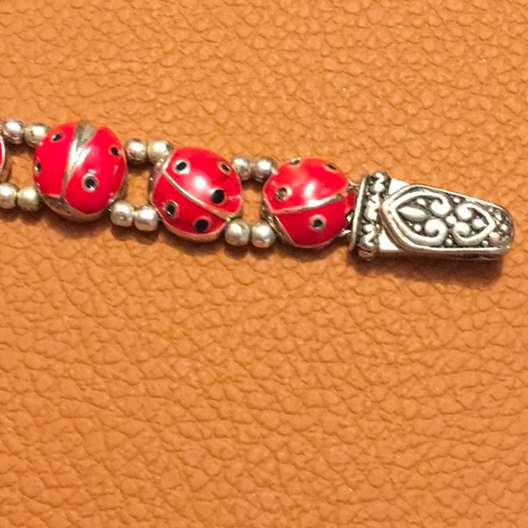 Vintage Lady Bug Bracelet - Picture 2 of 8
